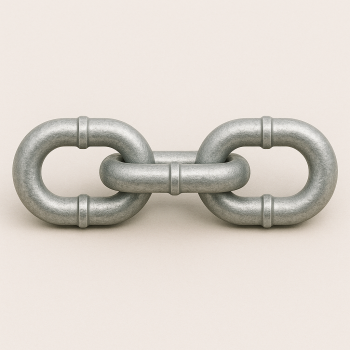 Цепь круглозвенная с буртиком Б2-7х42 в наличии в Тамбове