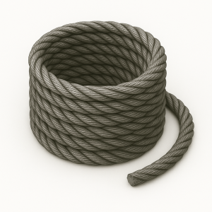 Канат тройной свивки ЛК-Р 12,5 мм ГОСТ 3089-80 в наличии в Тамбове